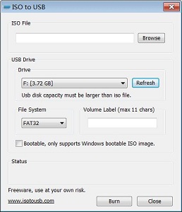 iso burner to usb bootable